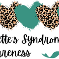 Tourettes Syndrome Awareness Tshirt, Tourettes Ribbon Heart Shirt, Leopard Heart Ribbon Shirt, Tourettes T-shirt, Neurodiversity Shirt