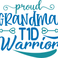 Peard Grandma T1d Warrior T-shirt, Diabetes Mom Shirt, Diabetes Awareness Support Shirt, Diabetes Warrior Shirt For Women, T1d Mom Shirt