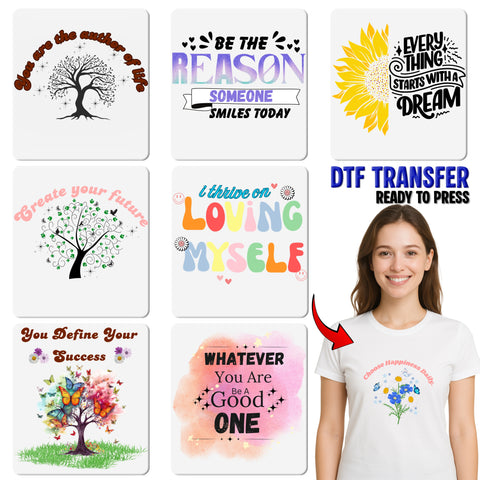 Retro Be Kind Spread Love DTF Transfer | Cute & Positive Iron-On Apparel for School Events & Youth Groups