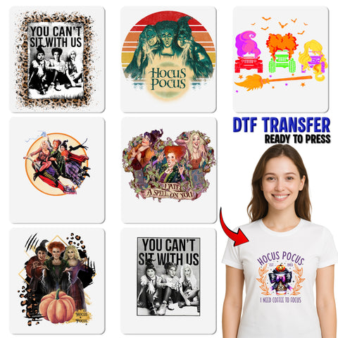 Ready To Press Halloween Funny Witch DTF Transfer for Shirts, Oh Look! Another Glorious Morning, Spooky Season Apparel