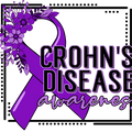 Crohns Awareness Crewneck Sweatshirt, Chronic Illness Long Sleeve Shirt, Crohns Warrior Hoodies, Crohns Disease Sweatshirt, IBD Crohns Gift