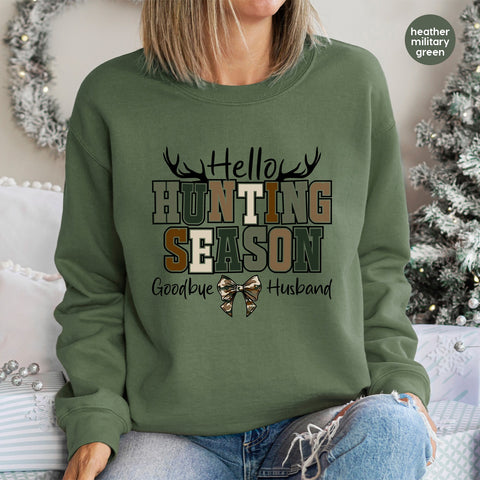 Rustic Hunting Season DTF Transfer for Camo Lover Apparel, Ready to Press Iron-On Funny Hunter Family T-Shirt, Outdoor Enthusiast Gift