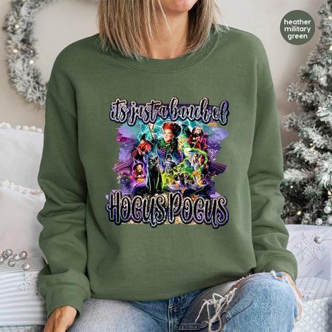 Funny Halloween DTF Transfer Hocus Pocus Iron-On for Halloween Movie Fans T-Shirt or Sweatshirt Ready to Press Gift
