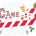 Christmas Candy Shirt, Candy Cane Crew T-Shirt, Christmas Crew Tee, Family Christmas T Shirt, Fall Clothing, Gift Mother, Unique Gift