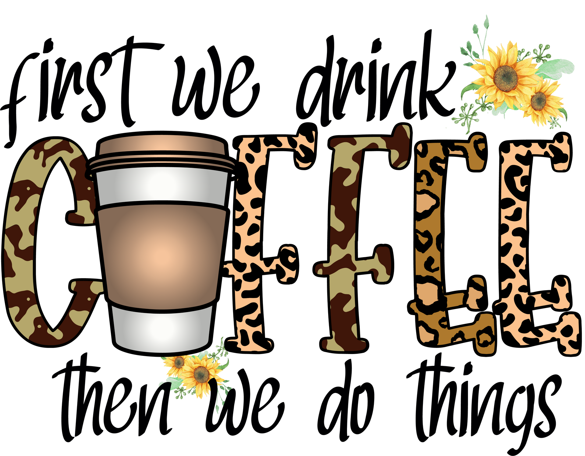 Funny Coffee T-Shirt, Coffee Gifts, Coffee Graphic Tees, Coworker Gift, Best Friends Outfit, Floral Womens Clothing, Matching Friends TShirt