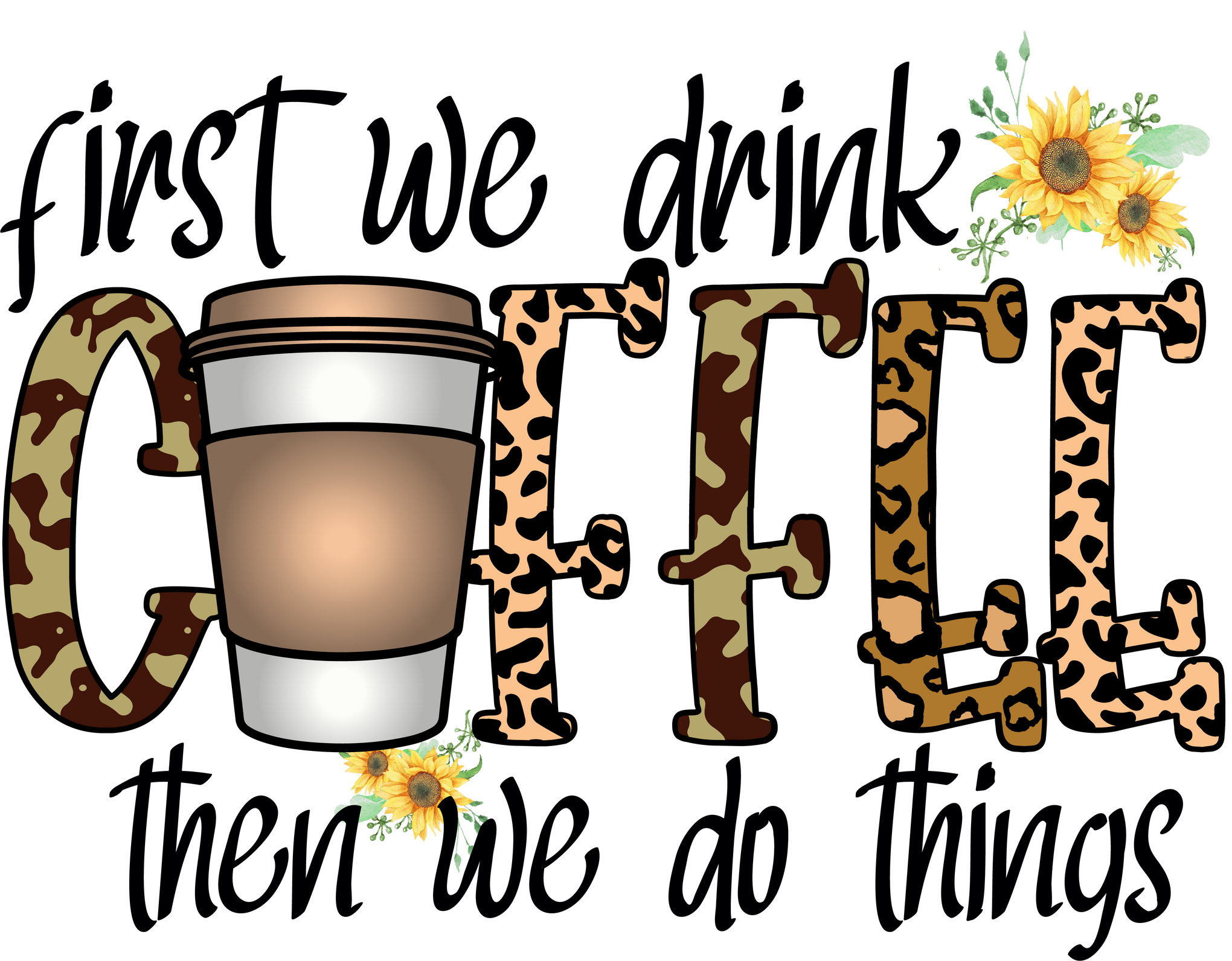Funny Coffee T-Shirt, Coffee Gifts, Coffee Graphic Tees, Coworker Gift, Best Friends Outfit, Floral Womens Clothing, Matching Friends TShirt