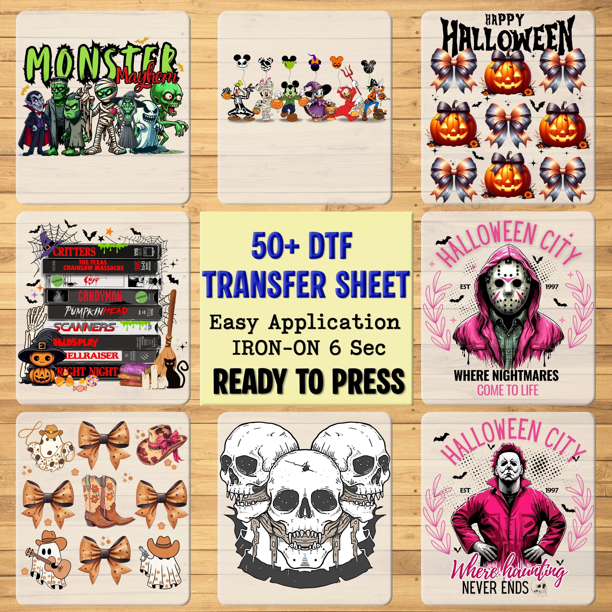 Spooky Skeleton Hand OK DTF Transfer Gothic Halloween Humor Edgy Apparel for Halloween Enthusiasts & Dark Humor Fans