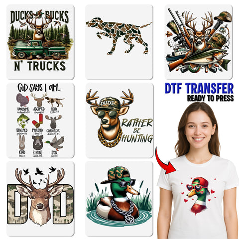 Funny Hunting Easter Iron-On DTF Transfer for T-Shirt - Duck Hunting Humor Design - Ready to Press Apparel for Hunters & Outdoor Enthusiasts