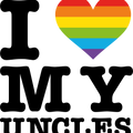 Cute Pride Shirt, LGBTQ Kids Tshirt, Gay Uncles Gifts, Rainbow Toddler T-Shirt, Heart Youth Shirts, Bisexual Gifts, I Love My Uncles Tee