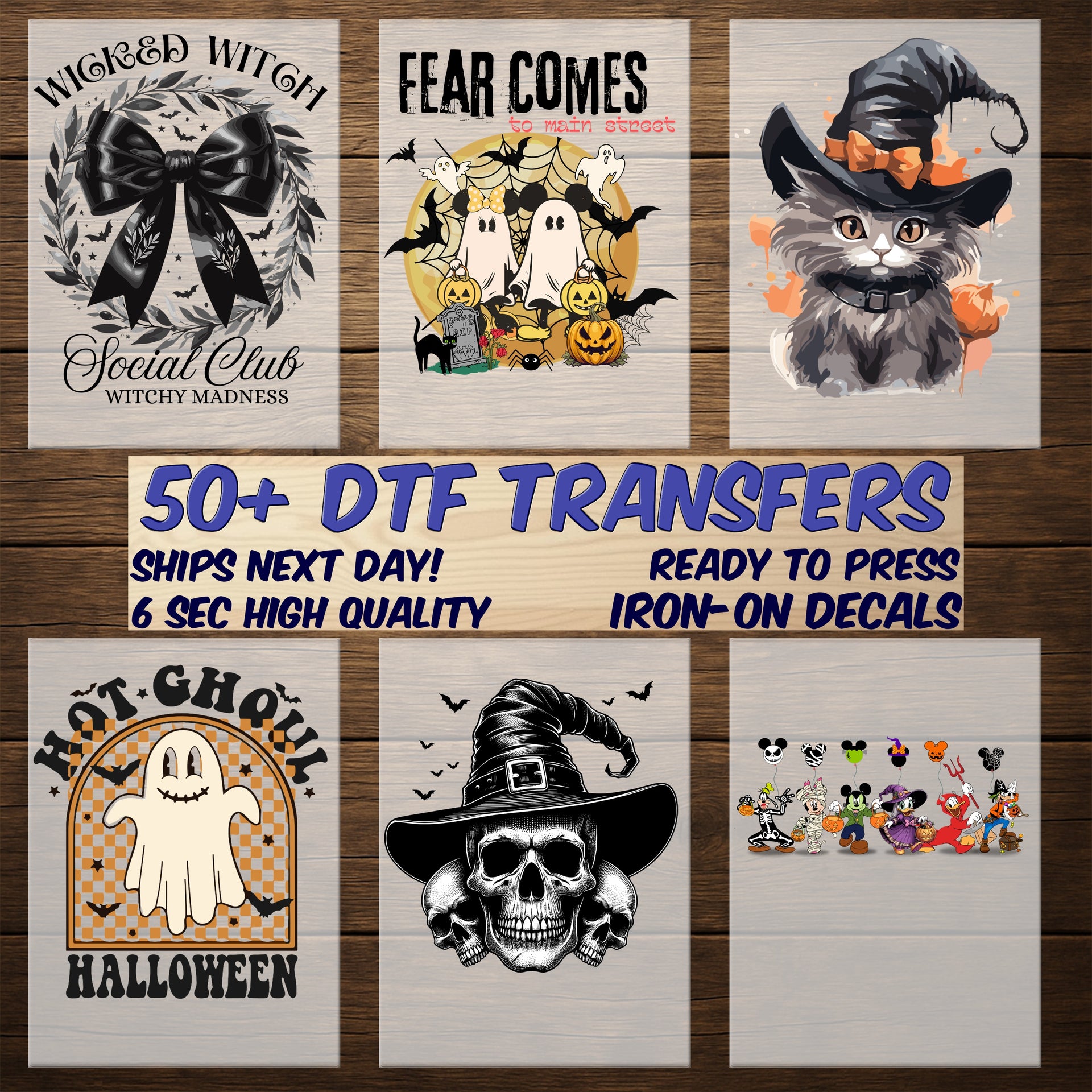 Funny Halloween Jack-o’-Lantern Pumpkin DTF Transfer, Coffee Humor Iron-On Design for Shirts & Hoodies, Spooky Witchcraft Apparel for Coffee Lovers