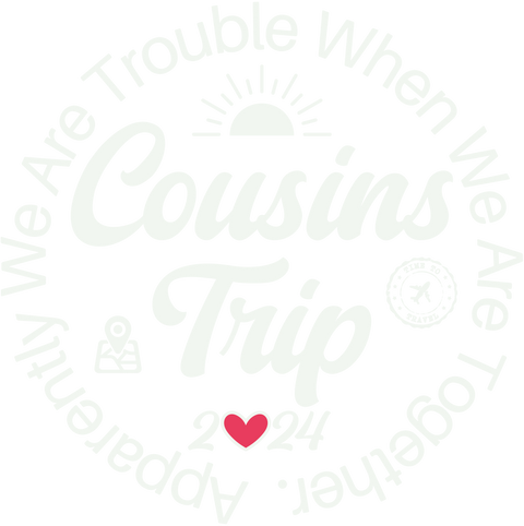 2024 Cousins Trip Shirt, Cousin Crew Shirts, Matching Cousin Shirts Adult Youth Cousins Group, Apparently We are Trouble We are Together