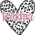 Cute Teacher VNeck Shirt, Elementary School Teacher Clothing, Cool Heart Graphic Tees, Birthday Gift For Teacher, Teacher Appreciation Week
