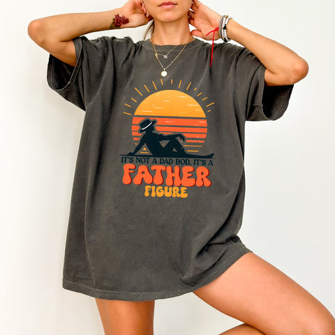 Funny Dad Bod Humor Father's Day DTF Transfer Ready To Press T-Shirt for Family Gatherings & Retro Apparel