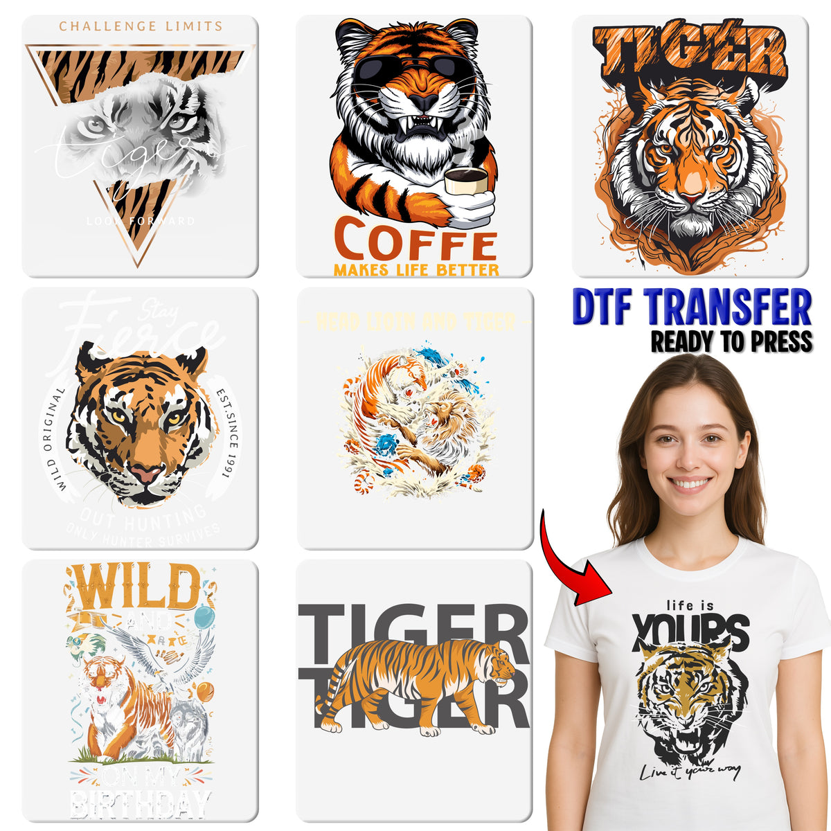 Cute Halloween Cat Face DTF Transfer for Cat Lovers & Spooky Apparel Iron-On Ready To Press Shirt Gift