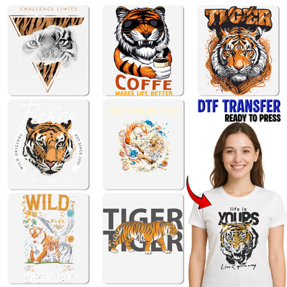 Cute Halloween Cat Face DTF Transfer for Cat Lovers & Spooky Apparel Iron-On Ready To Press Shirt Gift
