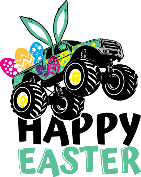 Happy Easter Shirt For Toddler , Easter Bunny T-Shirt, Gift For Kids, Truck Shirt, Toddler Boy Shirt, Big Brother Shirt, Kids Easter Tee