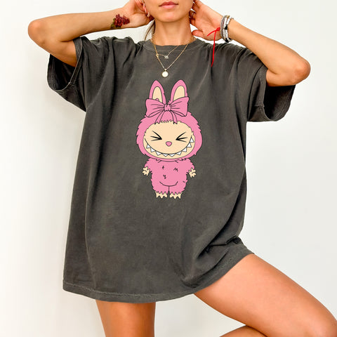 Cute Fluffy Character DTF Transfer for Fun Family T-Shirts - Ready to Press, Perfect for Costume Parties