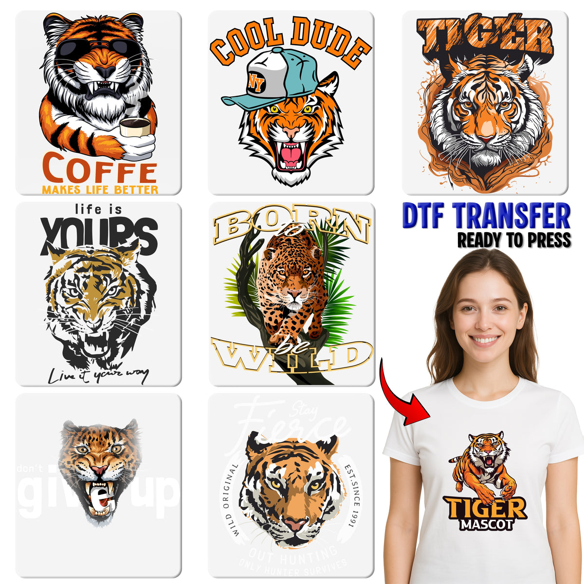 Empowerment black panther DTF transfer ready to press inspirational wildlife gift motivational shirt for adventure lovers