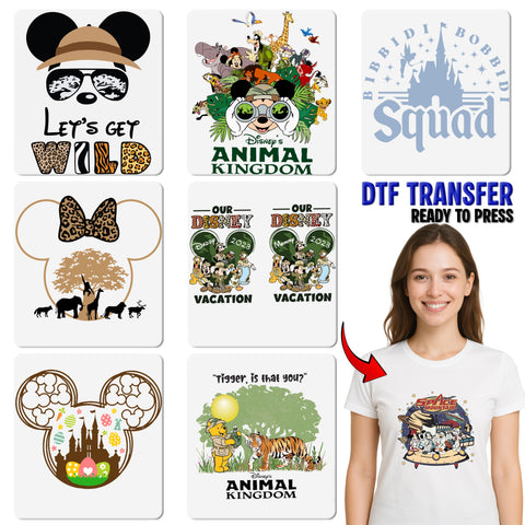 Mickey's Not So Scary Halloween Party 2024 Cute DTF Transfer Iron-On for Family T-Shirt & Disney Fans
