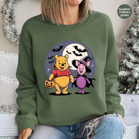 Cute Halloween DTF Transfer Iron-On for Family & Kids Costume Apparel - Fun Characters Ready To Press Design