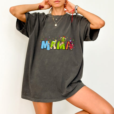 Cute Fantasy Adventure Mama DTF Transfer Iron-On Ready To Press T-Shirt Magical Nostalgic Gift for Families & Children's Literature Fans