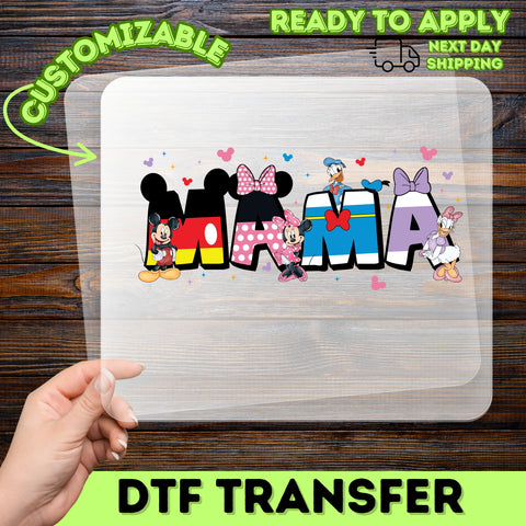 Cute Family Holiday T-Shirt Ready To Press DTF Transfer Fun & Playful Kids Event Apparel Iron-On for Family Outings
