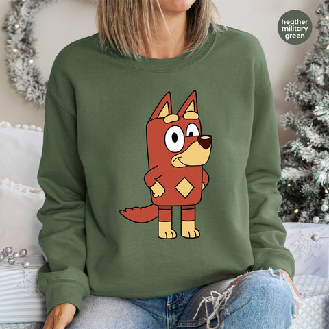 Cute Cartoon Fox Character DTF Transfer Iron-On for Kids T-Shirt or Sweatshirt Ready To Press Family Fun Apparel