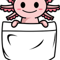 Axolotl Lover Gift, Funny Cute Axolotl Shirt, Salamander Lover T Shirt, Funny Axolotl Shirt, Axolotl Tee,Animal Lover Gift,Kid Birthday Gift