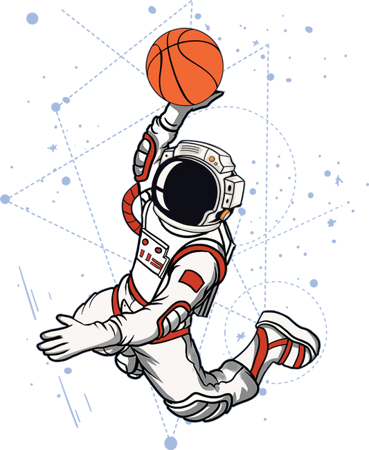 Basketball Player Astronaut Tee, Astronaut Shirts, Basketball Shirts, Basketball Lover Space Shirt, Sports Lover Shirt, Outer Space Shirt	