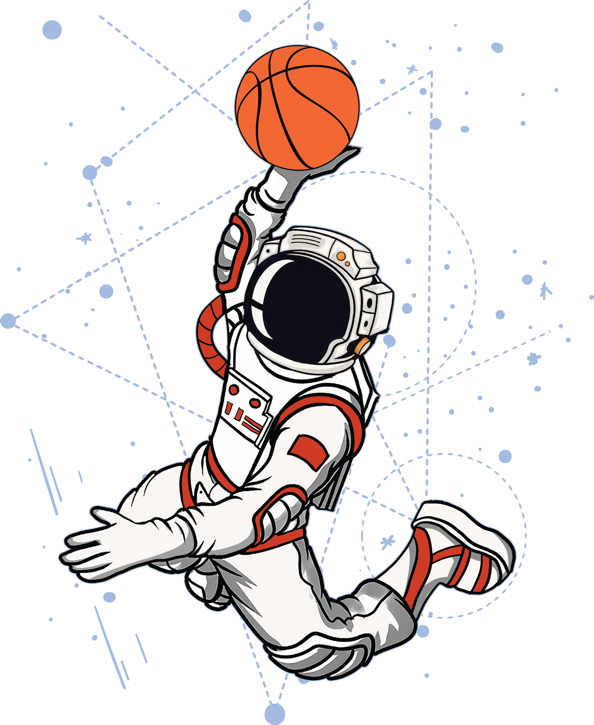 Basketball Player Astronaut Tee, Astronaut Shirts, Basketball Shirts, Basketball Lover Space Shirt, Sports Lover Shirt, Outer Space Shirt	