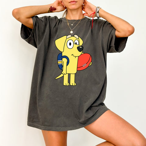 Cute Cartoon Dog School Sports DTF Transfer Ready To Press for Kids T-Shirt & Apparel