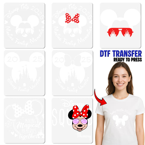 Cute Family Reunion DTF Transfer Ready To Press T-shirt Iron-On for Fun Group Celebration Apparel
