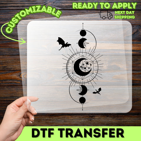 Iron-On Funny Skeletons Halloween DTF Transfer for Shirts, Cute Boo Crew Ready To Press Design for Group Costume Parties