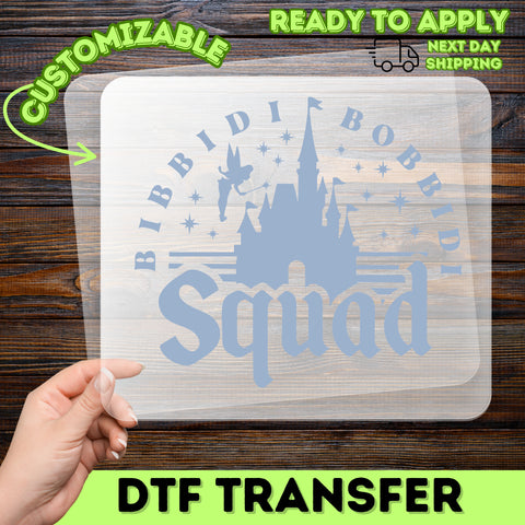 Fairy Tale Squad Shirt Disney Adventure DTF Transfer Ready To Press Kids & Adults Apparel