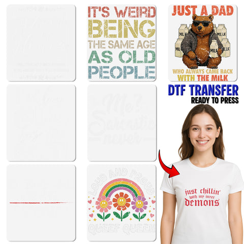 Retro Misfit Island DTF Transfer | Funny Palm Tree Escape for Unique Friends | Ready To Press Iron-On T-Shirt for Beach Parties