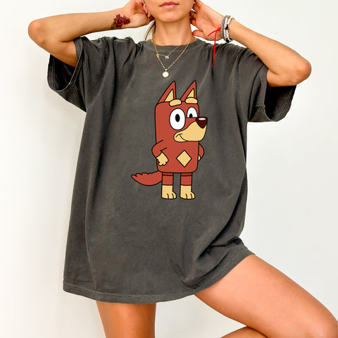 Cute Cartoon Fox Character DTF Transfer Iron-On for Kids T-Shirt or Sweatshirt Ready To Press Family Fun Apparel