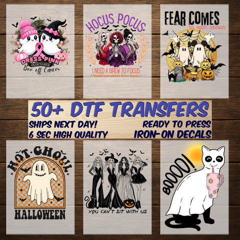 Iron On Funny Halloween Jason Voorhees Butcher Shop DTF Transfer for Horror Fans Shirt & Sweatshirt Design