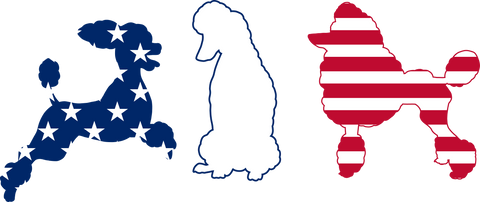 Poodle Dog American Flag Tee, Patriotic Poodle 4th Of July Shirt, Independence Day Poodles Tshirt, Poodle Lover Usa Flag Tshirt, Poodle Tee