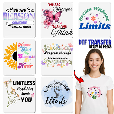 Better Yourself Motivational DTF Transfer Ready To Press for Inspirational Shirt, Fitness Apparel, & Self-Improvement Gifts