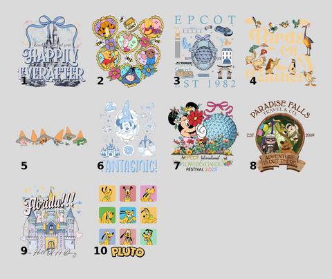 Adventure Is Out There DTF Transfer for Family & Friends Shirts - Cute Cartoon Travel Theme Ready to Press Iron-On Apparel