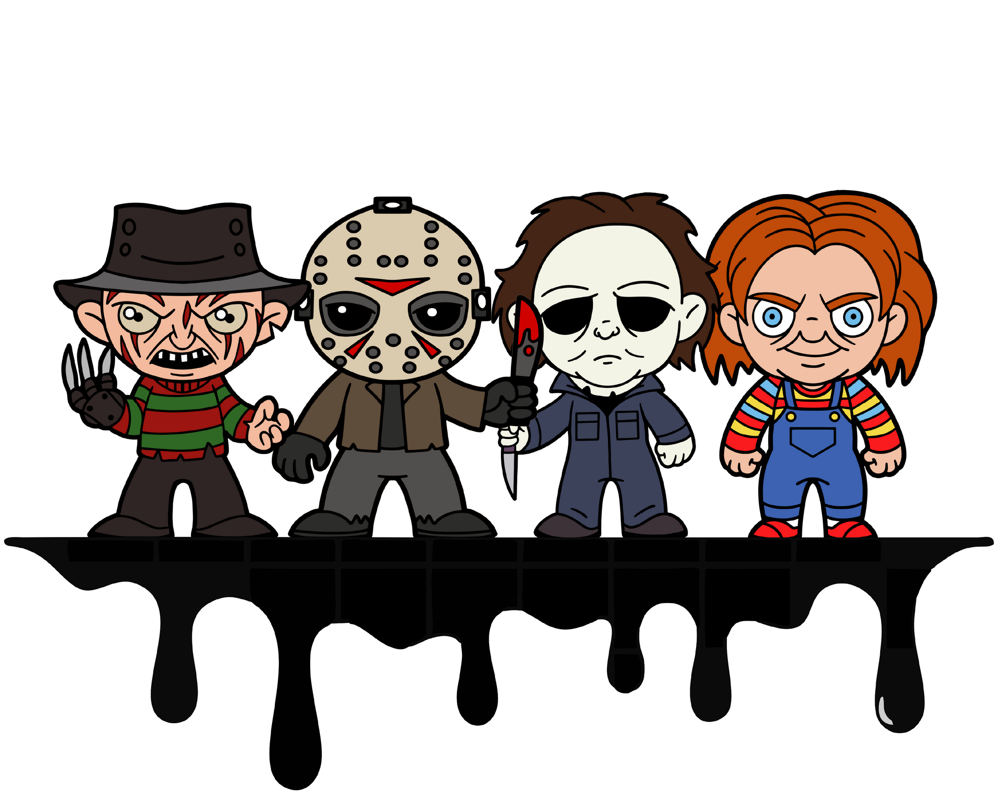 Horror Shirt, Halloween Gift, Squad Goals T-Shirt, Halloween Sweatshirt, Spooky Shirt, Michael Myers Shirt, Chucky Outfit, The Scream TShirt