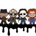 Horror Shirt, Halloween Gift, Squad Goals T-Shirt, Halloween Sweatshirt, Spooky Shirt, Michael Myers Shirt, Chucky Outfit, The Scream TShirt