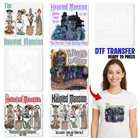 Cute Halloween Cat Iron-On Ready To Press DTF Transfer for Kids T-Shirt - Adorable Cat Design for Spooky Fun
