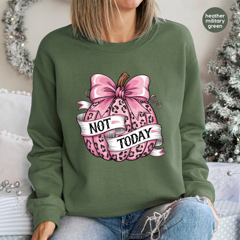Trendy Sassy Halloween Pumpkin DTF Transfer for Women | Ready To Press Funny Leopard Print Iron-On for T-Shirt & Apparel