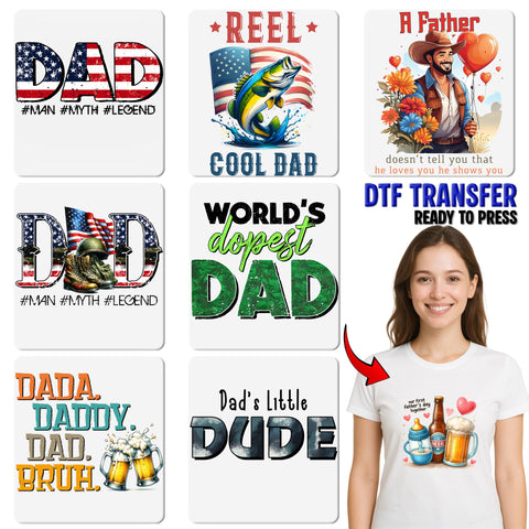 Funny Iron-On Religious Humor DTF Transfer - I'm Telling Dad Retro Apparel for Family & Friends Tee