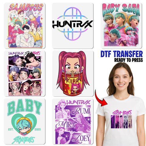 Cute and Funny Ramen Food Character DTF Transfer for Apparel - Retro Anime Iron-On, Perfect for Quirky T-Shirts or Hoodies