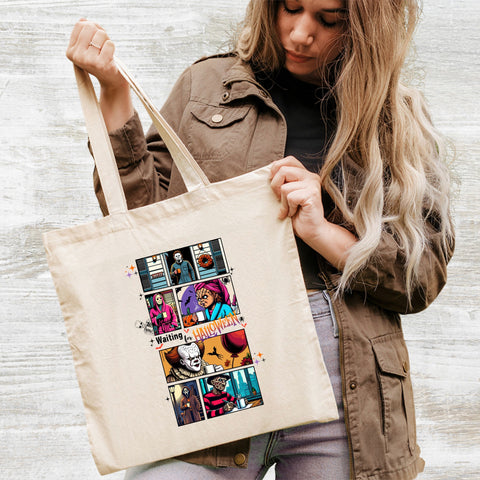Spooky & Humorous Halloween DTF Transfer for Horror Lovers - Retro Comic Coffee Theme for Shirts & Hoodies