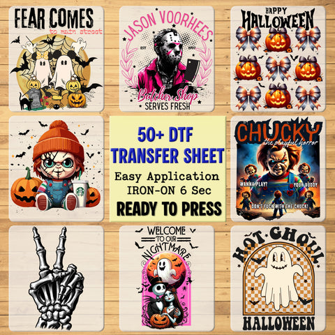 Cute Boujee Halloween DTF Transfer - I Put the BOO in Boujee - Ready To Press Funny Ghost & Pumpkin Iron-On for Fashionable Women Shirt