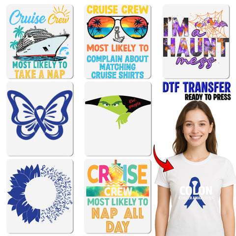 Stronger Than Cancer Ready To Press DTF Transfer for Inspirational Awareness Apparel & Gifts for Cancer Survivors