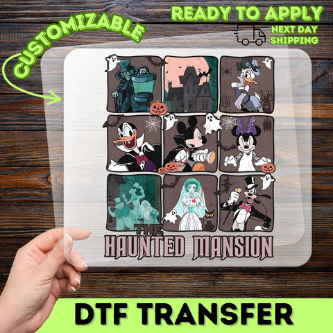 Cute Halloween Classic Cartoon DTF Transfer for Nostalgic Halloween Enthusiasts & Families | Ready to Press Shirts